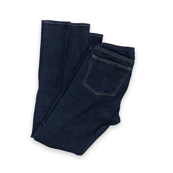 Gap Womens Jeans Size 2R 2 R 26 Sexy Boot Cut Maternity Dark Wash Blue Denim - Picture 1 of 5